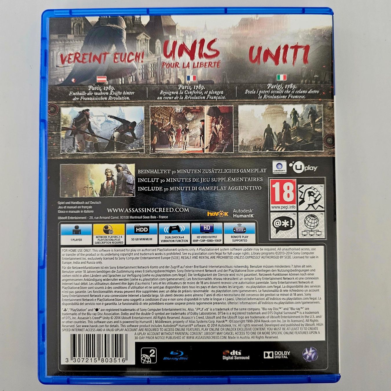 Sony Giochi: Assassin's Creed Unity (PS4) – Usato da Holziken venduto da Miglioregamesnmore 1