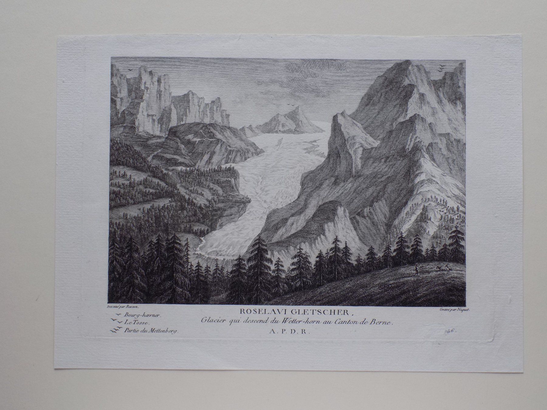 Stiche: Rosenlauigletscher – Gebraucht aus Risch von Rischli15