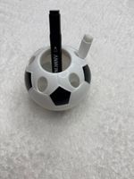Porte-crayon ballon de foot blanc et noir neuf