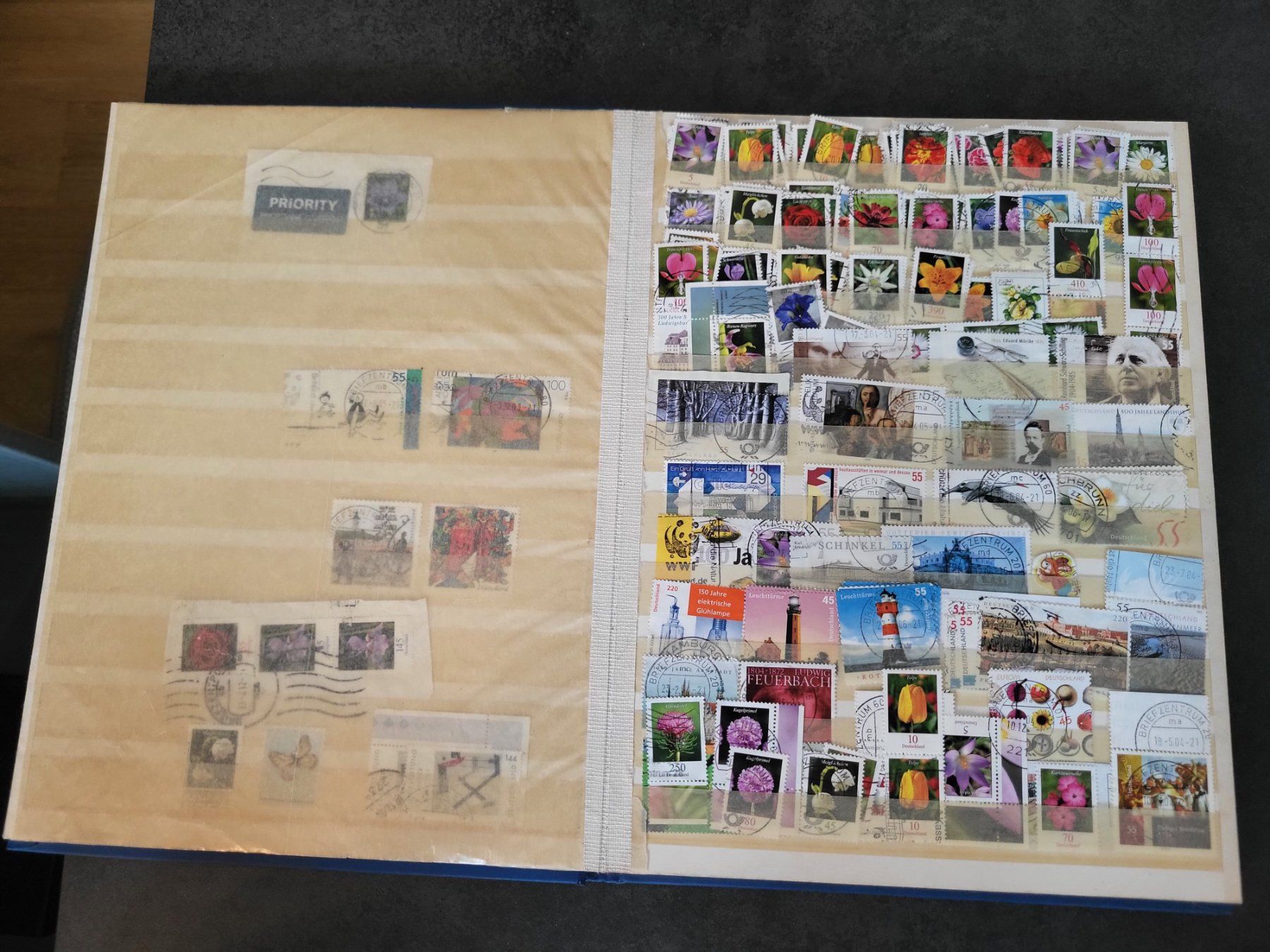 Alle Briefmarken: Sammlung Album Deutschland – Gebraucht aus Rümlang von Turrin 2