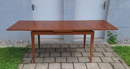 Mid-Century Skandinavische Teak Ausziehbare Essentisch 60er 