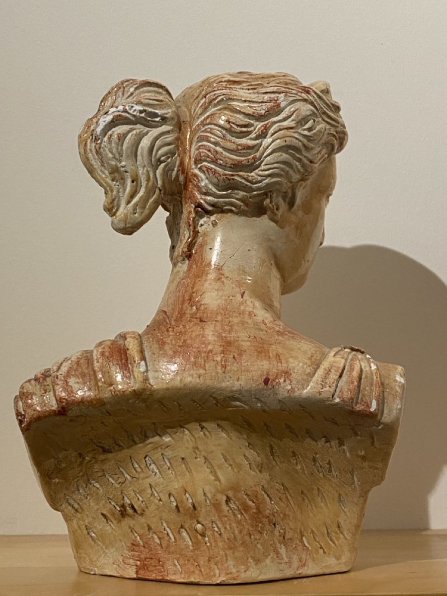 Figuren: Antico busto di donna in magnolia – Gebraucht aus Zürich von alpha69 5