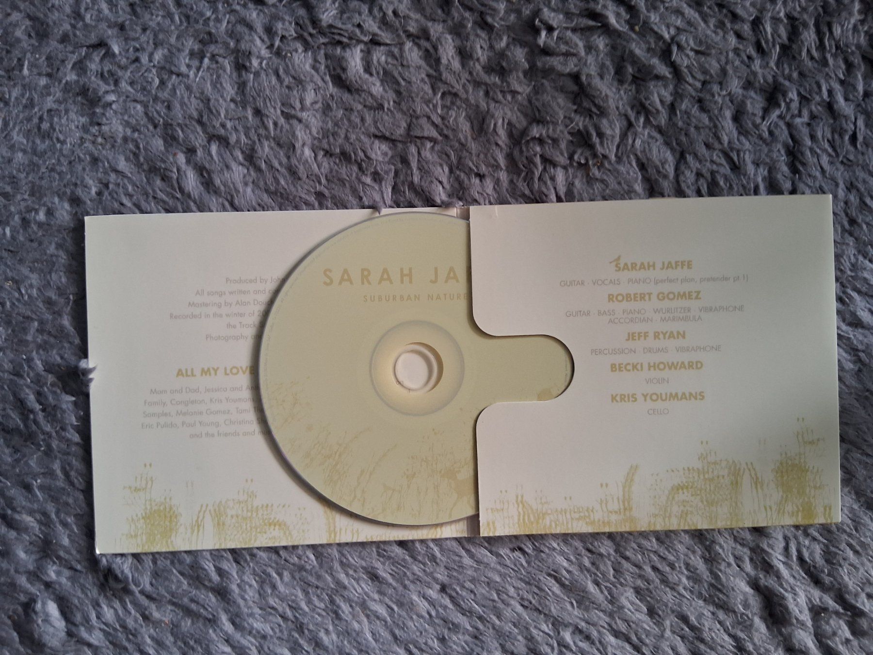 CDs: SARAH JAFFE        SUBURBAN NATURE      CD – D'occasion à Wetzikon ZH par Ramones01 2