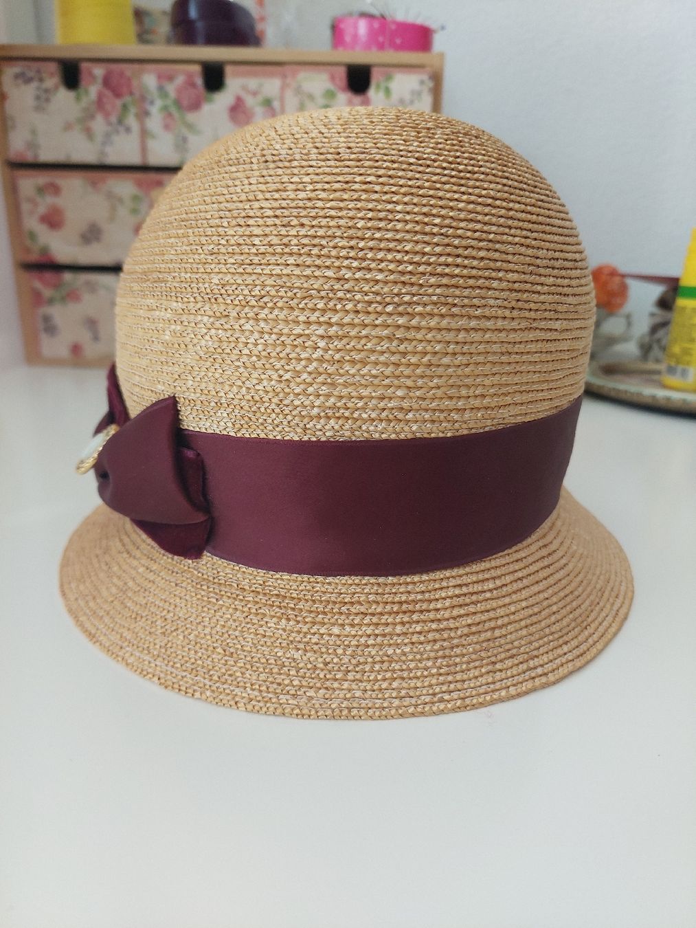 Hüte, Mützen & Caps: Risa Cloche aus Weizenstroh – Gebraucht aus Luzern von Sissouuu 1