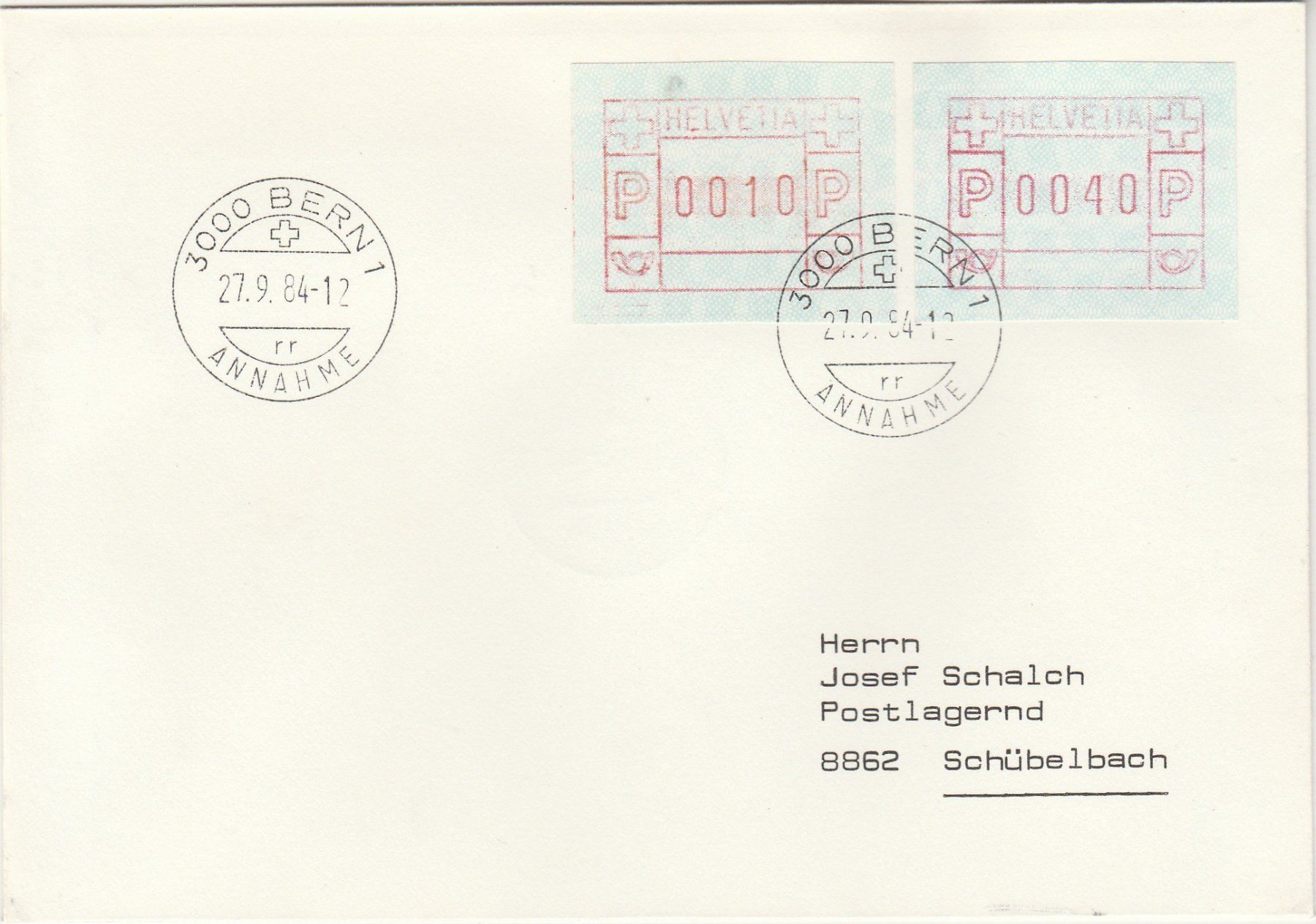 Tous les timbres: Automatenmarke 6III – D'occasion à Oberglatt ZH par Wiedmi6