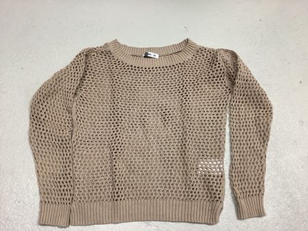 Pullover, beige, Grösse XS, Lochmuster