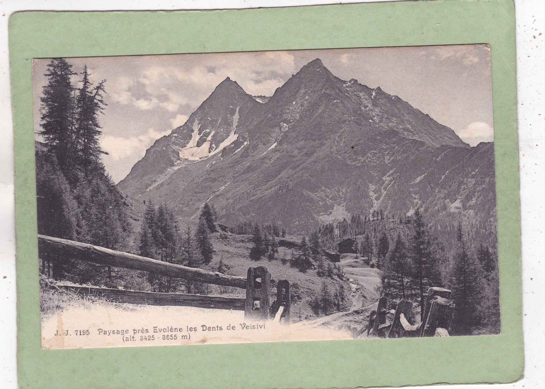 Cartes postales: Paysage près Evolène – D'occasion à Herisau par Lisegrat2008