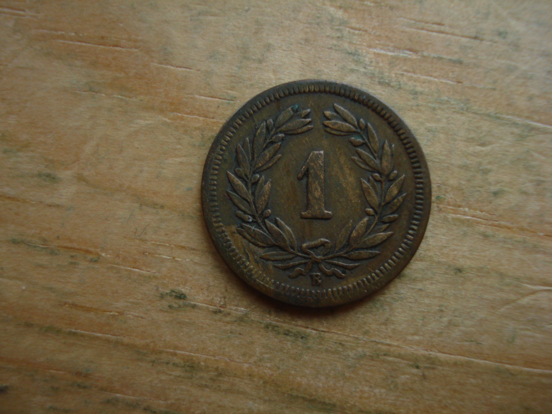 Tutti le monete: (S) 1 Rappen 1853 Br – Usato da Erlach venduto da Net-Coins 1