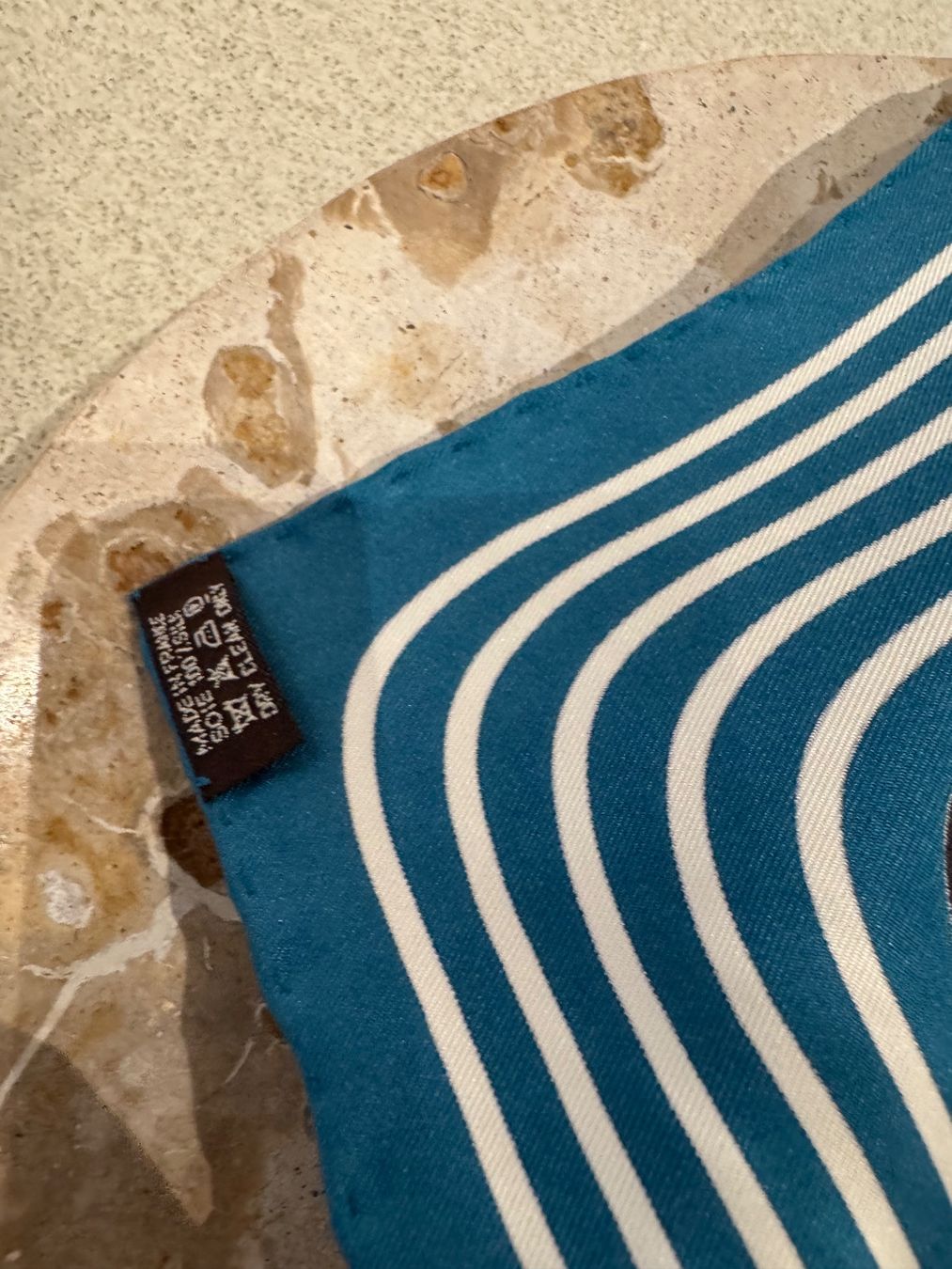 Hermès Foulard & Sciarpe: HERMES SEIDENTUCH 90 BLAU – Nuovo (secondo la descrizione) da Schwyz venduto da bofb 5