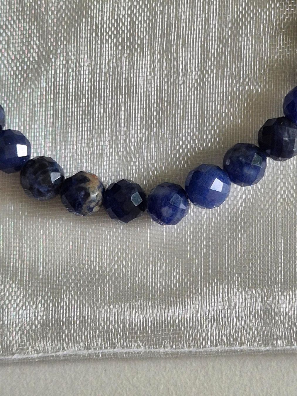 Bracciali & Braccialetti: Sodalith facettiert Armband 6mm – Nuovo e nell'imballaggio originale da Rüti ZH venduto da pep_l9zp 4