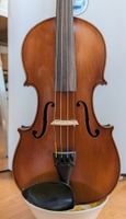 Geige 4/4, ca. 1910-1920, mit Bogen und Koffer