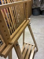2x Tischbock, Birke, 58x70/93 cm