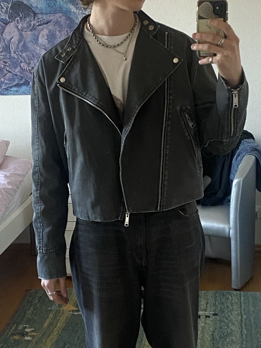 Weekday Giacche: Denim Biker Jacket Size M – Nuovo (secondo la descrizione) da Bremgarten b. Bern venduto da Jonathan_fvf7