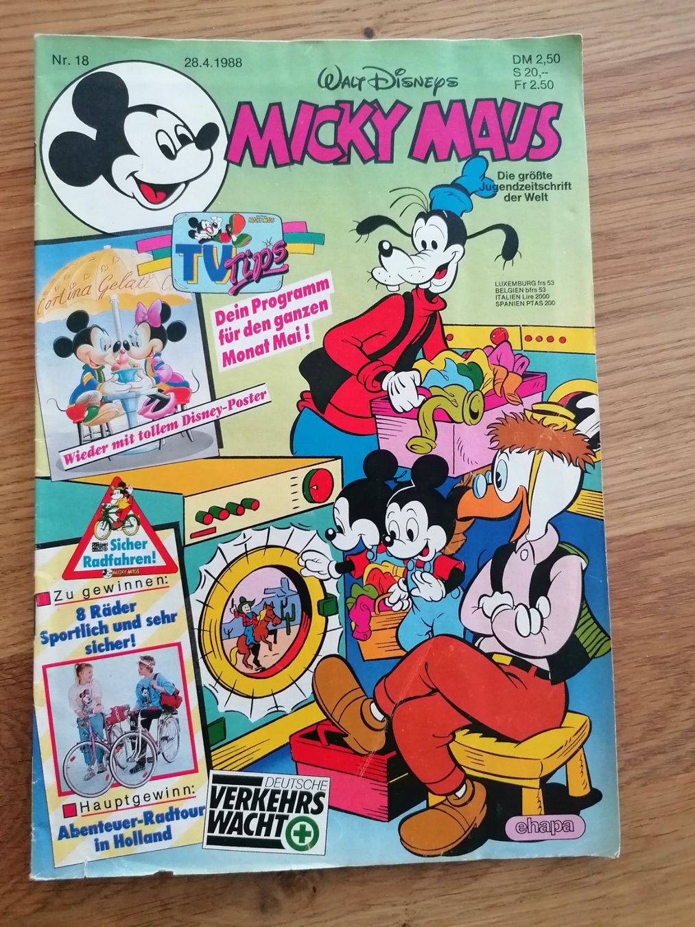 Fumetti: Micky Maus Heft 1988 Nr.18 mit Beilage – Usato da Basel venduto da vintagecollector