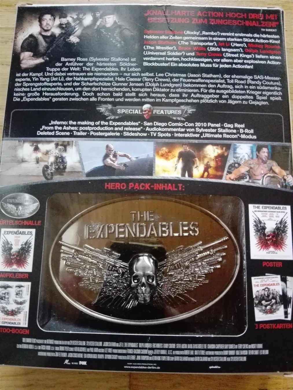 Tutti i DVDs: The Expendables (1-3) Limited-Editions  De & Eng   3'Blu-Ray – Usato da St.Galllen venduto da elkaphone 4