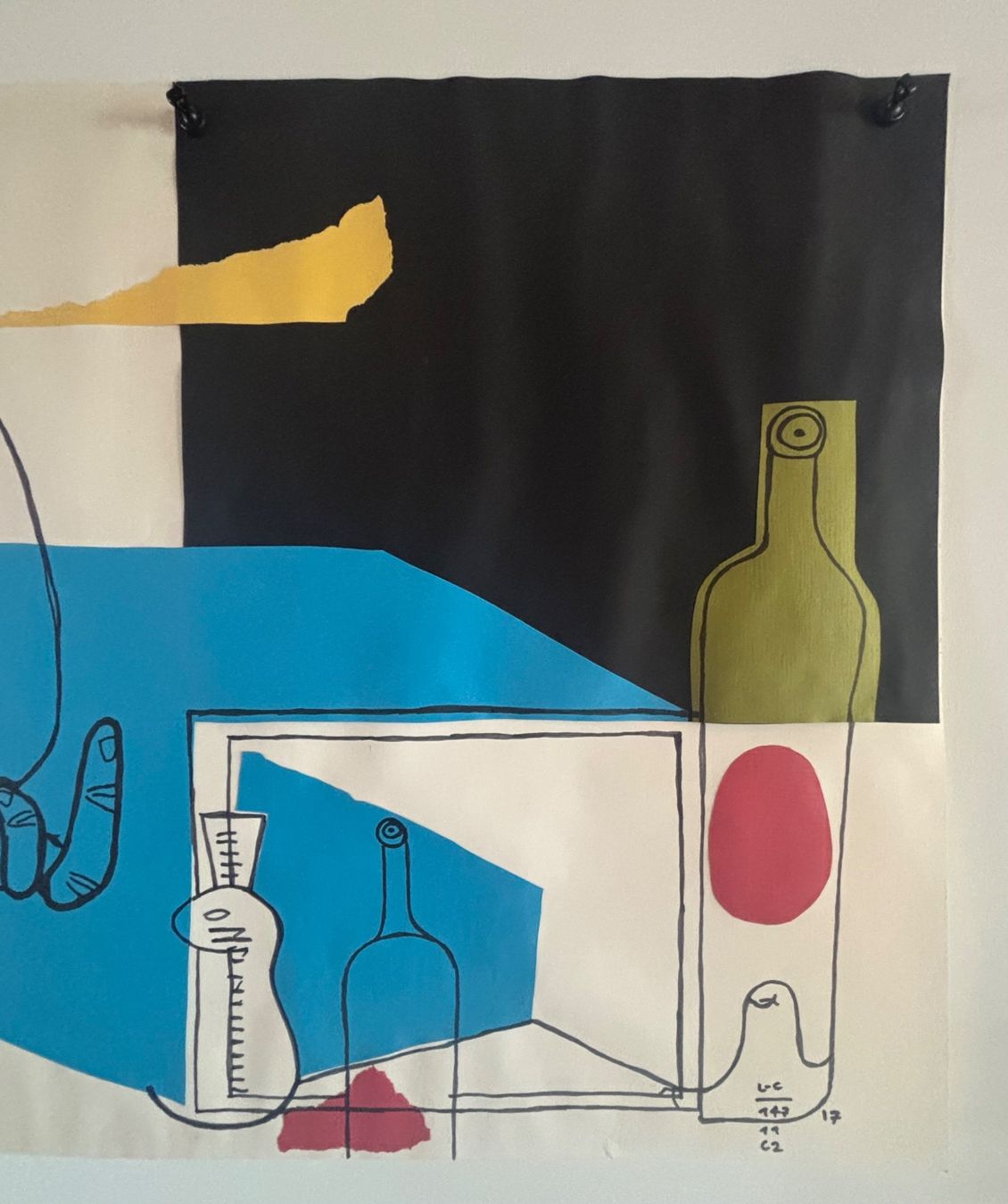 Dipinti: Le Corbusier Collage – Usato da Lüchingen venduto da Eeizo 3