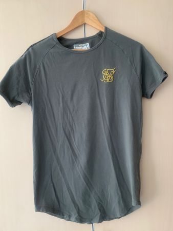 T-Shirt SikSilk grau, Grösse M