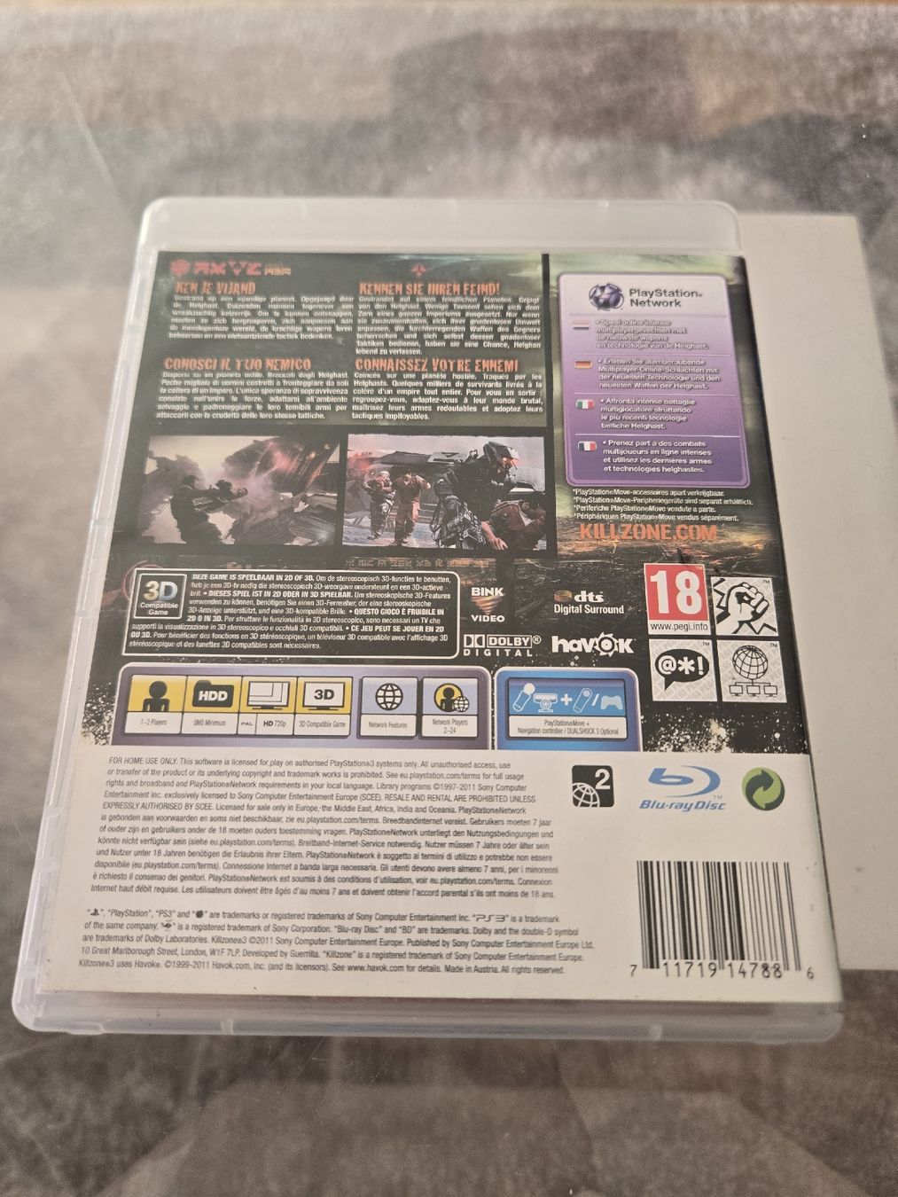 Jeux: Killzone 3 PS3 – D'occasion à Bussigny par Kfdlt 1