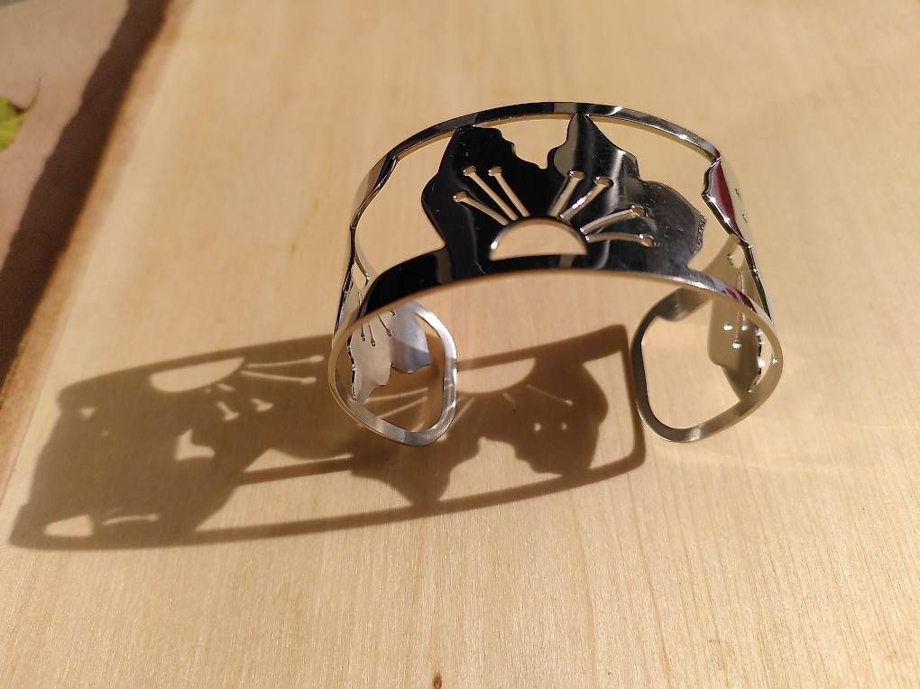 Armbänder & -reifen: Bracciale da donna in acciaio bianco – Gebraucht aus Sessa von uza_x5jm 3