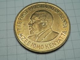Kenia  10 Cent, 1978 Präsident Jomo Kenyatta neue Münze