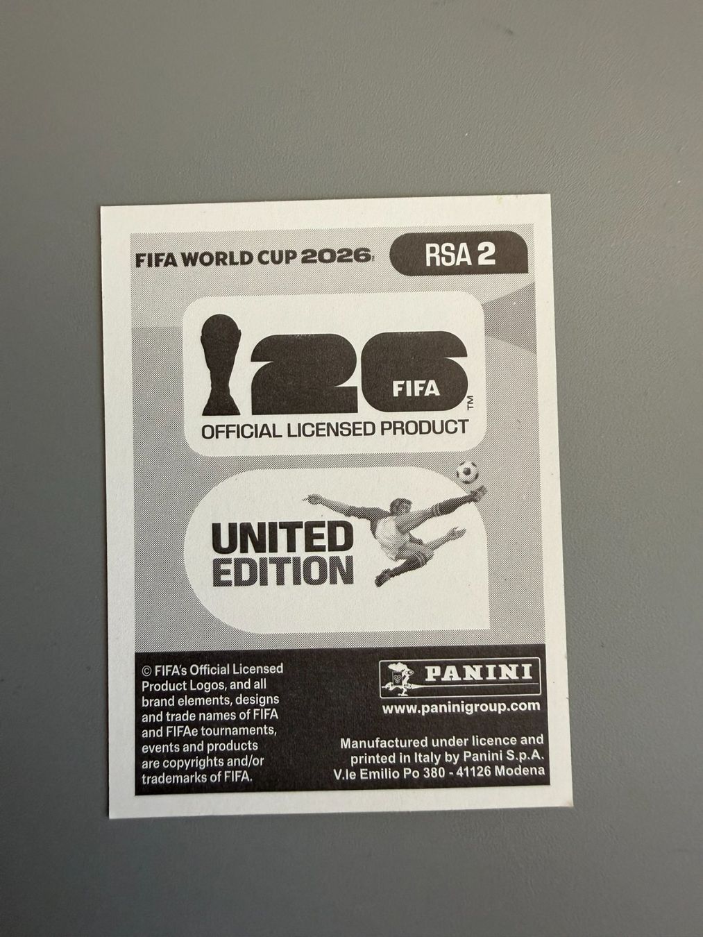 Panini Sammelbilder & Trading cards: Panini Ronwen Williams RSA2 – Gebraucht aus Liebefeld von Ronaldo-1996 1