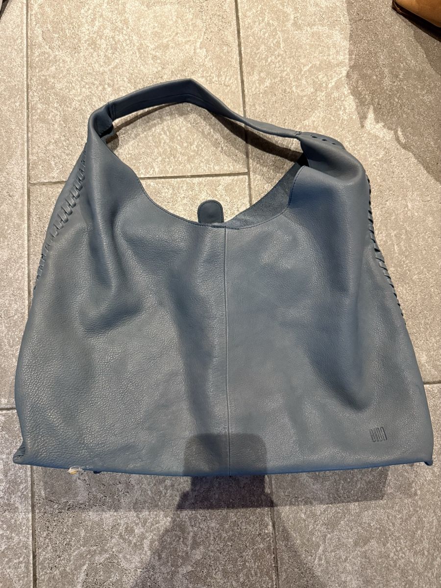 Borse da donna: Blaue Biba Ledertasche – Usato da Niederscherli venduto da ard_nas