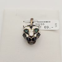 10015 Silber 925 Anhänger Panther 