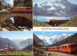 BERNINABAHN Lago Bianco, Morteratsch, Bernina, Alp Grüm