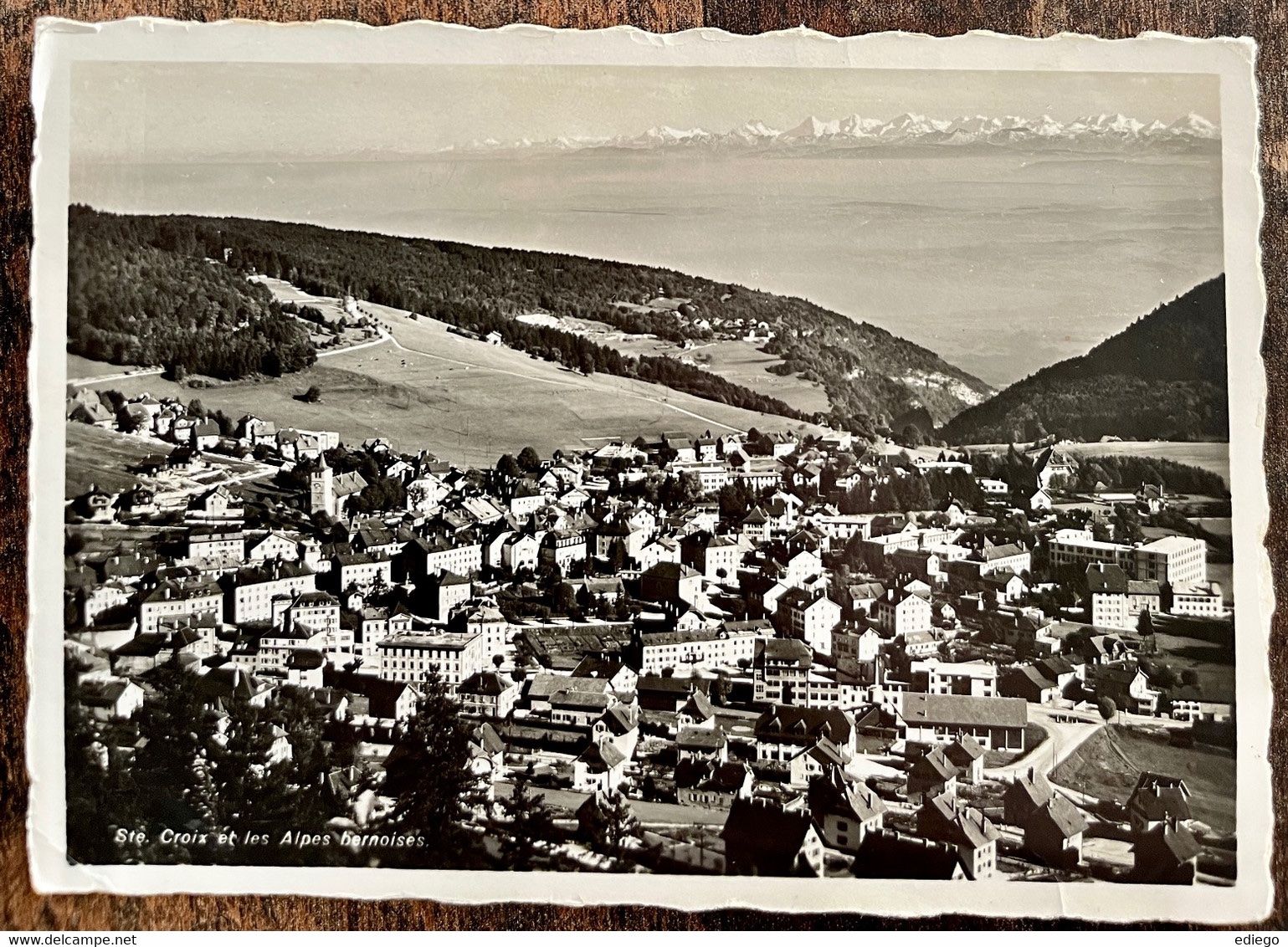 Ansichtskarten: STE. CROIX - BELLE VUE AÉRIENNE – Gebraucht aus Lutry von Ediego