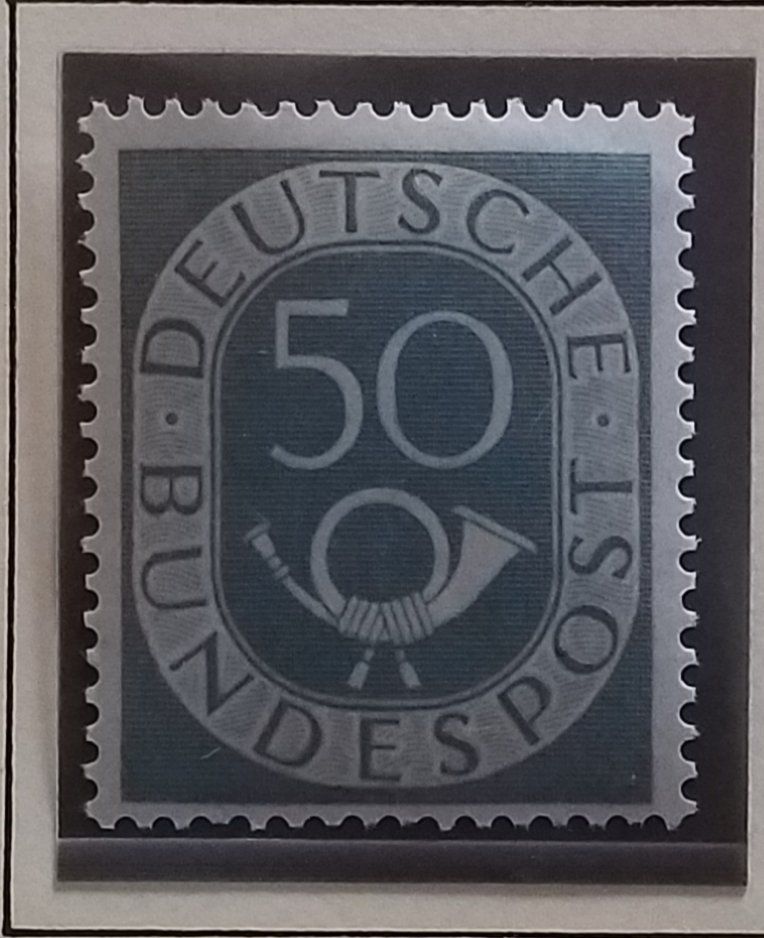 Tutti i francobolli: BRD, Nr. 134 Posthorn postfrisch Kt. 200.- – Usato da Baden venduto da Eggi