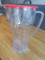 Coca-Cola Krug mit Deckel, Getränkekrug, Saftkrug, Wasser...