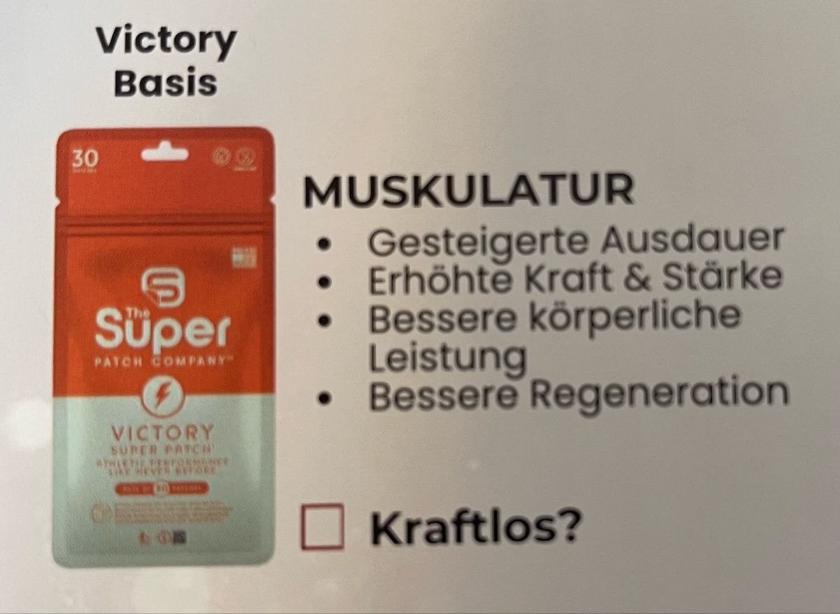 Aliments & Spécialités: Super Patch Victory Athletic Performance Pack 30 neu – Neuf avec emballage d'origine à Ueberstorf par s__e_l__i_n__a 3