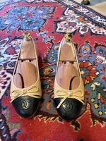 CC Ballerinas beige/schwarz Gr. 38 