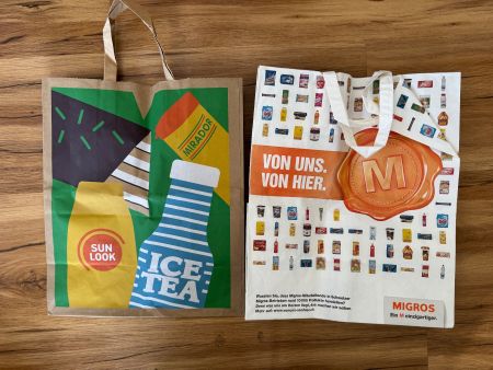 2 Migros Shopping Bags 🛍️ / Rarität / Vintage