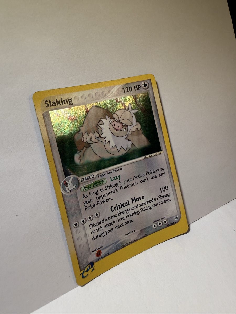 Pokémon Carte collezionabili: Slaking Holo 12/109 EX Ruby & Sapphire Pokémon Card 2003 LP – Usato da Lugano venduto da ktm_7jr7 2