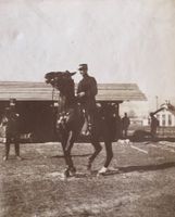 Privatfoto, Kavallerie, Offizier, Pferd
