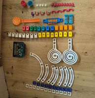 Kugelbahn Hape Quadrilla Set bunt Holz