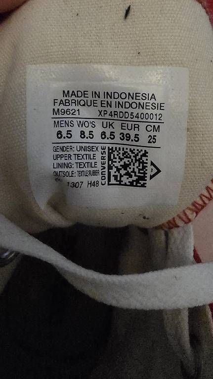 Converse Damenschuhe: Converse M9621 rot Grösse 39.5 – Gebraucht aus Zürich von csm04 2