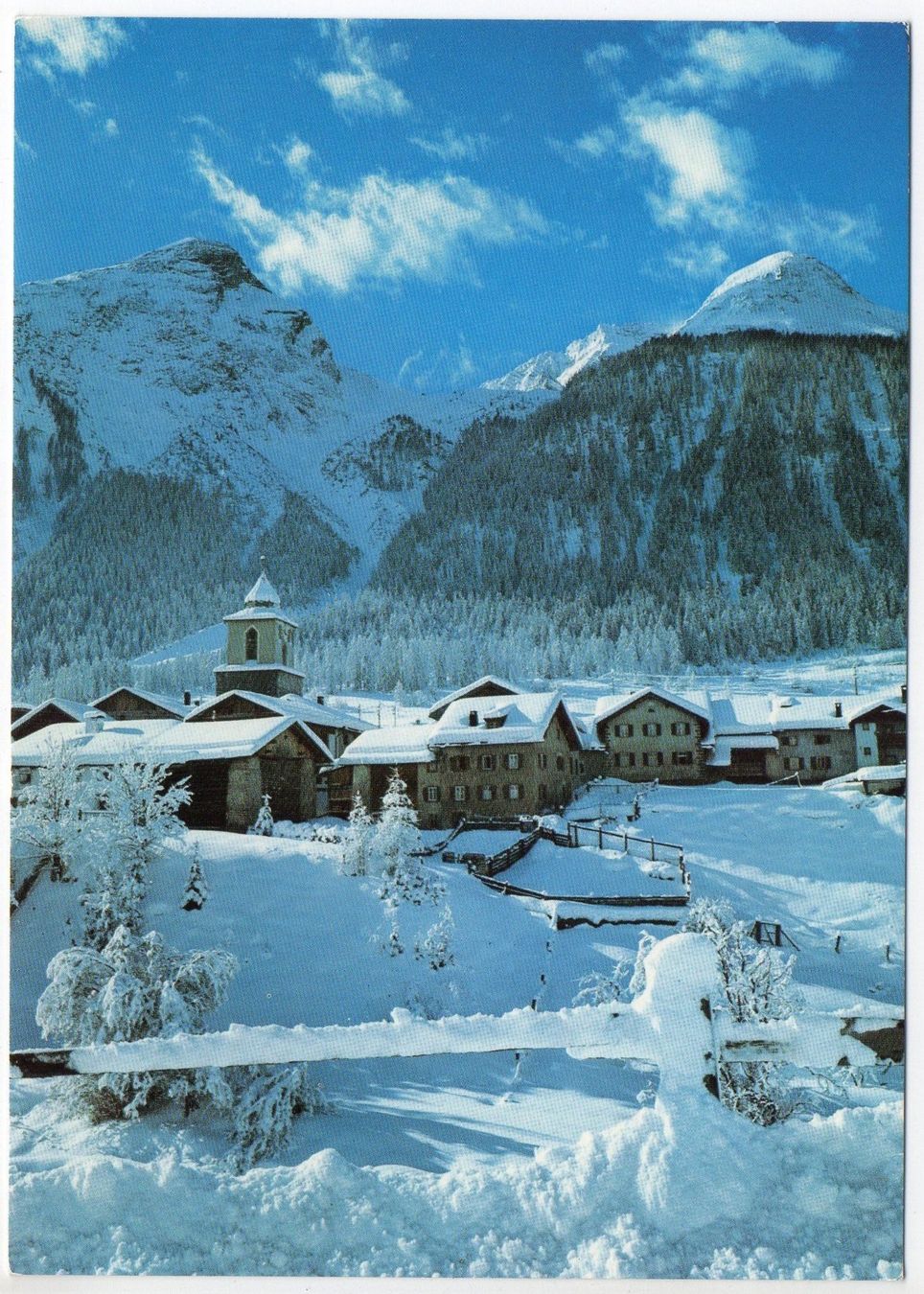 Cartes postales: BERGÜN im Winter – D'occasion à Jona par philajona