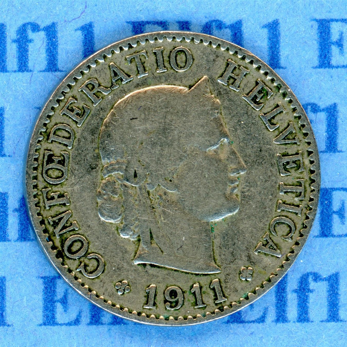 Tutti le monete: CHF___0.05 1911 s 5 Rappen – Usato da Widnau venduto da Elf11