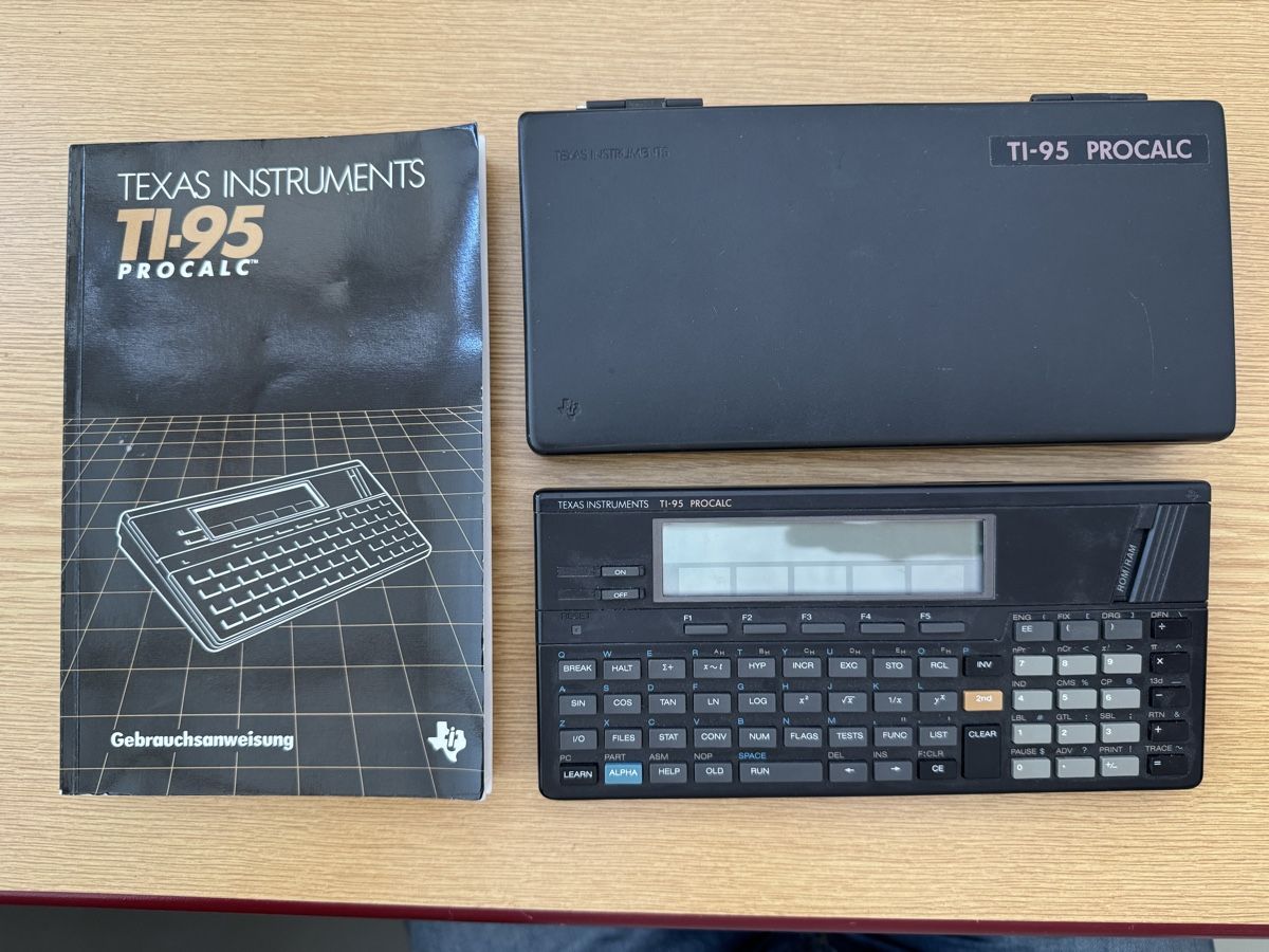 Texas Instruments Calcolatrici tascabili: Texas TI- 95 Taschenrechner – Usato da Reigoldswil venduto da pet_dj8f 1