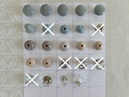 Kleine Schubladen- & Möbelknäufe Keramik – versch. Design