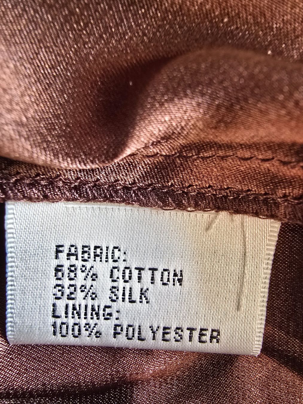 Vestiti: Robe marron à bretelles, soie – Nuovo e nell'imballaggio originale da Pully venduto da Kadiyac 3