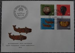 Pro Patria FDC-Couvert 1973 ET-Gestempelt
