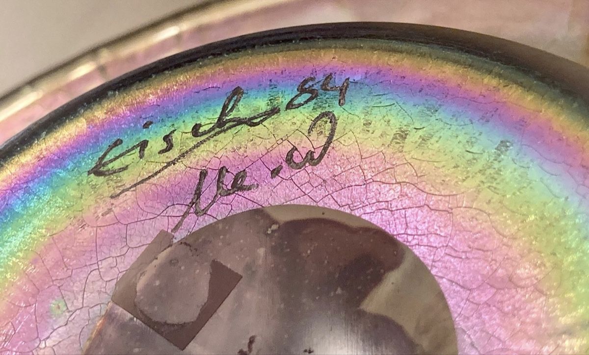 Ciotole: Irisierende Glasschale von Eisch mit Vogel – Usato da Luzern venduto da downtonabbey 5