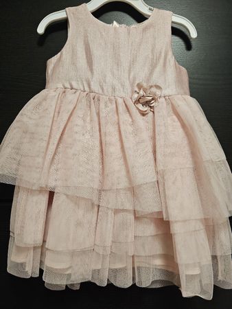 Festliches Kleidchen rosa Gr. 86 Tüll H&M Top Zustand