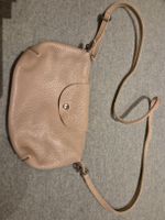 Tasche Leder rosa/beige Schultertasche Damen neu!