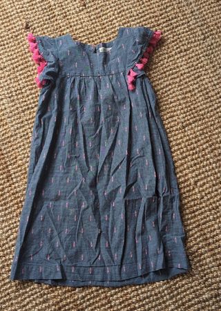 Sommerkleid Mädchen Gr. 122 Fransen