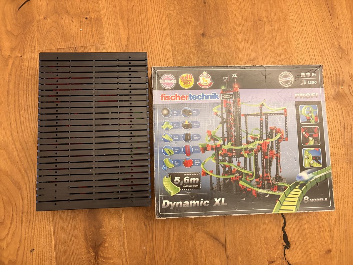 Fischer Kit di costruzioni: Fischertechnik Dynamic XL Kugelbahn gebraucht</div> – Usato da Wohlen AG venduto da georgeb01