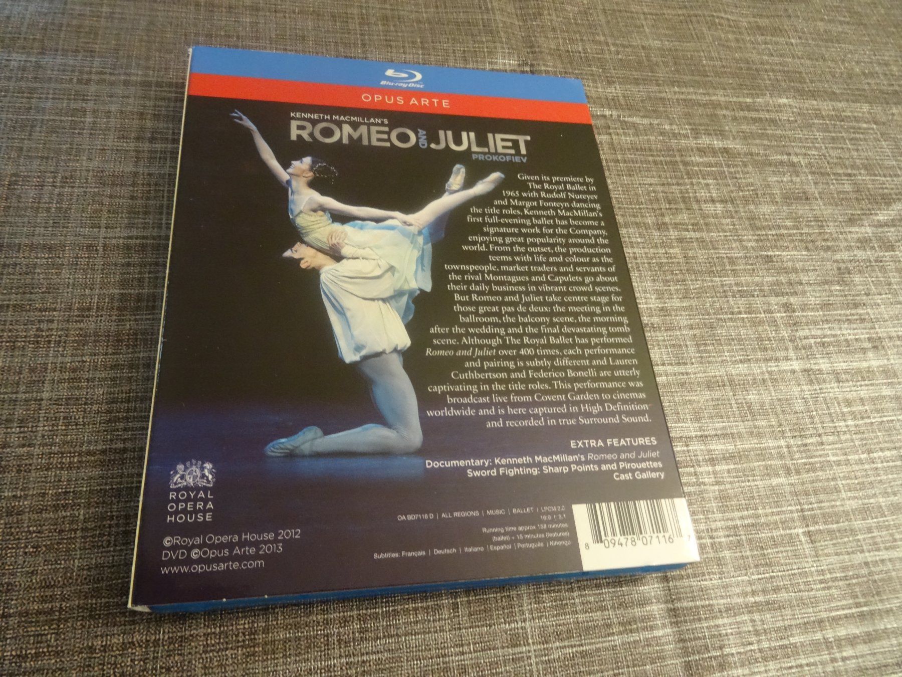 Alle DVDs: Romeo und Julia - Royal Ballet Blu-ray – Gebraucht aus Olten von Disc-Ausverkauf 1